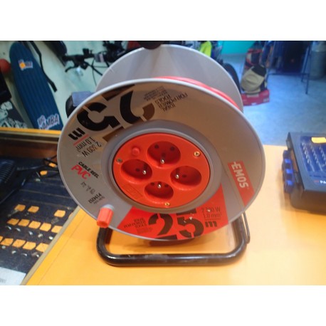 PRODLUŽOVACÍ KÁBEL NA BUBNU 25M